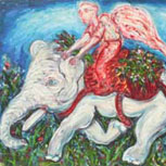 Angel on Elephant
