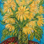 Yellow and Green Floral