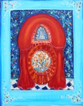 Yellow and Green Jukebox