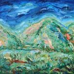 Mountain Night Scape